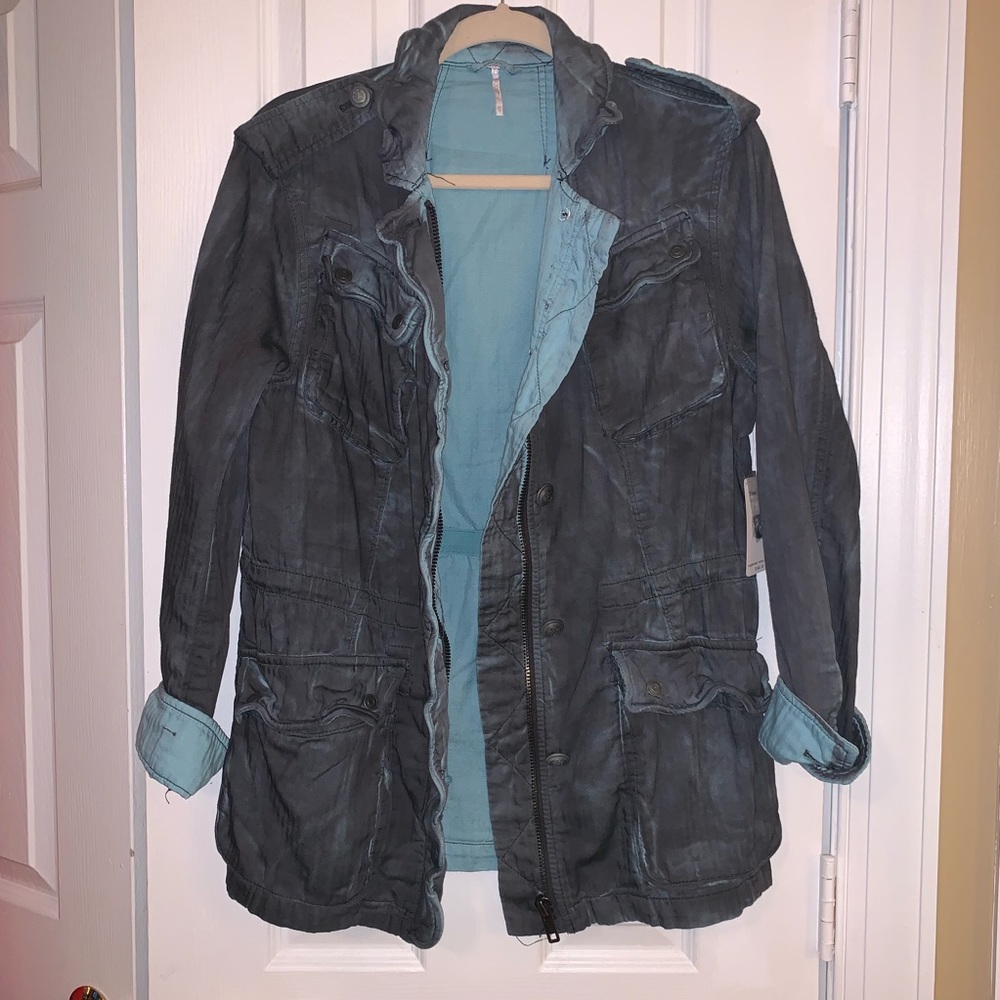 New Free People Double Cloth Jacket